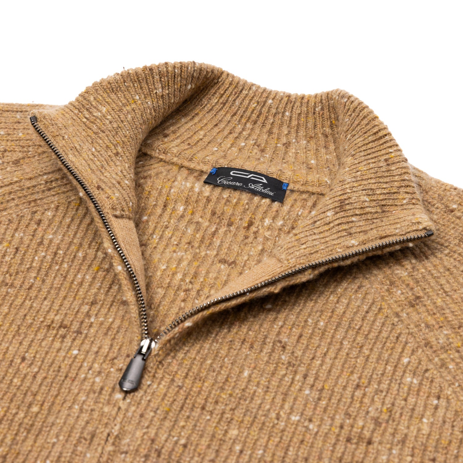 Zip-Cardigan "Livignio" made from pure Cashmere - handmade